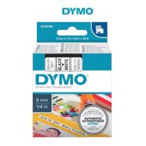 Páska 6 mm x 7 m D1 biela štítkovacia polyester (PES) DYMO