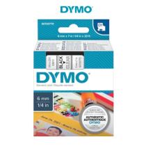 Páska 6 mm x 7 m D1 transparentná štítkovacia polyester (PES) DYMO