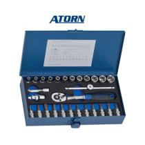 Kľúč nástrčný 1/4" sada 28ks  6hran ATORN