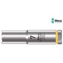 Hlavica 1/4" 7 mm DIN 3124 6-hran dlhá nástrčná WERA