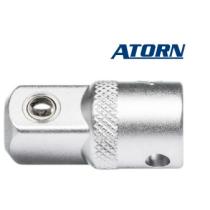 Adaptér  3/8" s vnútorným 4-hranom na voknajší 4-hran 1/2" ATORN
