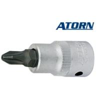 Hlavica zástrčná 1/2" PH4 L60mm DIN 3120 ATORN
