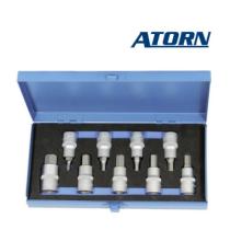 Bit 1/2" 6-hran 5-17 mm sada 9 ks ATORN
