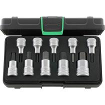 Sada bitov 1/2",10 ks,4-19mm,vnútorný šesťhran, STAHLWILLE