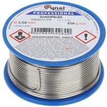 Spájka cín trubičkový D1,5mm 250g CYNEL