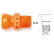 Hrdlo 1/2" so závitom NPT 3/8" Loc-Line