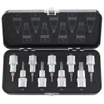 Sada adaptérov-bitov 1/2" T20-T60 9 dielna