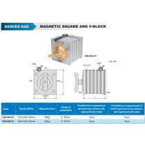 V-blok 100x100x100 mm uholník magnetický ACCUD
