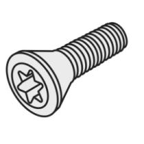 Skrutka US 2505-T08P PRAMET M2,5 TX8 L5,5 PRAMET
