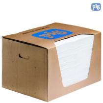 Rohož 380x510mm absorpčná na olej biela 100 (balenie 100 ks) PIG