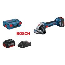 Brúska uhlová AKU GWS 125 18V-7 2x batéria GBA 18V/4Ah BOSCH