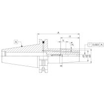 Upínač SK40 D10 A80 tepelný DIN69871 A+D Diebold