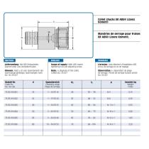 Upínač d40 ER25 D1-16 ABS40xER25x64 GeWeFa