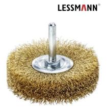 Kartáč D50 x 14 x 6 drôt 0,2 mm mosadzný drôtený zvlnený 415543 LESSMANN
