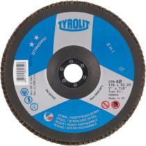 Lamelový kotúč T27A 125x22,23 šikmý ZA60-B zirkónkorund Tyrolit Standard 2in1