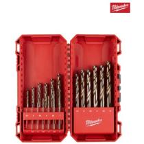 Vrták D1-10 sada 19ks HSS-G s valcovou stopkou MILWAUKEE 4932493867