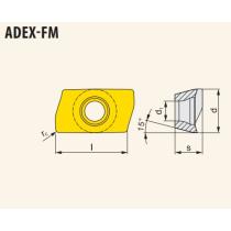 ADEX 070206SR-HF M8340 frézovacie plátky PRAMET