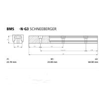 BMS 25-N-G3 L=480 30/30 Schneeberger koľajnica