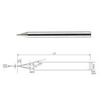 Fréza D0,05 2z TA=40° gravírovacia L2=0,7 CBN ToolREX TW