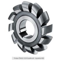 Fréza D63 R3 12z HSS polkruhová vypuklá ČSN 22 2210 DIN 856 ZPS