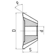Fréza D63 16z kužeľová 70° nástrčná HSS ČSN 22 2240 ZPS