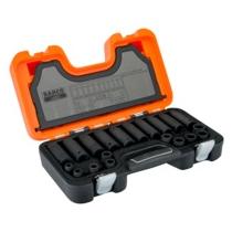 Sada nástrčných kľúčov 1/2"  šesťhran hlboké a štandardné 20 dielna BAHCO