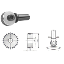 Diamantový orovnávač 5,00 ct D20x8 ČSN 22 4912 TYP 176