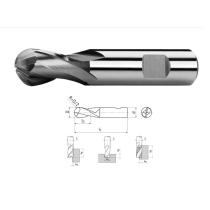 Fréza D16 R8 79/19 2z 25° rádiusová HSSCo8 DIN 1889 ZPS