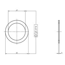 PK PS 120x150x0,3 DIN 988 vymedzovacia podložka SEEGER