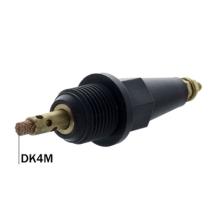 Držiak so zberacou kefou pre mazané prostredie