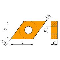 DNMG 15 06 04ER-SI; T9325