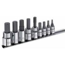Hlavica 1/4" 6-hran zástrčná na lište 8 dielna sada E030704 Tona Expert