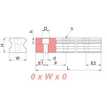 HGR 15R-0700H, 20-20 HIWIN lineárne vedenie