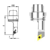 Držiak SDJC L 55°/93° HSK T 40 A70 T-20-00245 Schaublin