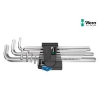 Kľúč 1,5-10 DIN 911 L inbusový sada 9 ks dlhý WERA