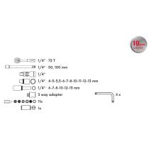 Gola sada FESTA CrV 36ks 1/4"
