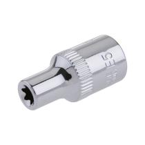 Hlavice FESTA TORX CrV 1/4" E5