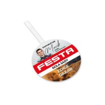 Reklamní poutač na regál (wobbler) Dakar CZ