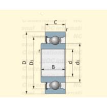BB1B 417145 SKF jednoradové guľkové ložisko