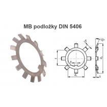 MB 10 ZVL poistná podložka DIN 5406 (pre maticu KM10)