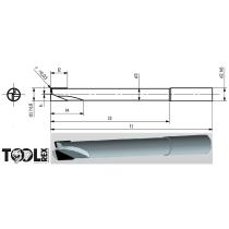 Fréza D8 100/10 RXX 2z 0° PCD ToolREX