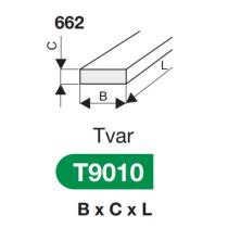 Brúsny pilník T9010 20x6x100 99A 120 O 6 V 80 obdĺžnikový Tyrolit 66251 2012.80