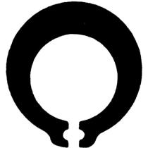 Poistný krúžok hriadeľový PKH 5 (G 5)