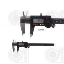Posuvné meradlo 150/0,01 digitálne IP 54 DIN 862 +/-0,03  s plochým hĺbkomerom