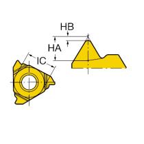 R166.0G-16MM01-100 H13A SANDVIK závitové platničky