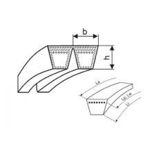Klinový remeň násobný HA2 1661 La/1625 Li Optibelt