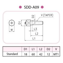 Diamantový orovnávač 0,50 ct MK1 s hlavou pre kľúč SDD-A09 ToolREX