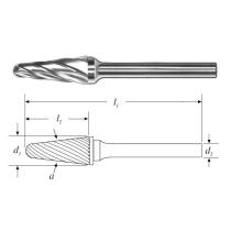Fréza technická kužeľová s rádiusom D9,5 TK SL-3MNF SEK1 SGS