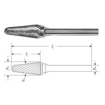 Fréza technická kužeľová s rádiusom D3 TK SL-41M SEK3 SGS