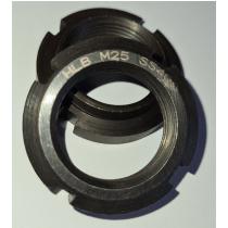 KM 25 kruhová matica bezpečnostná dvojitá "kontra" HLB SS400